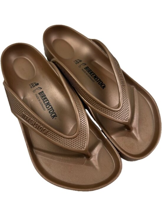 Birkenstock Shoes - Birkenstock Honolulu EVA Waterproof Metallic Copper Sandals Women’s US 7 EU 38